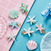 Impression Star shape Style 12 Pcs multicolor Hair Clip Set